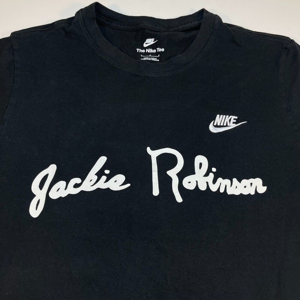 Nike Jackie Robinson Baseball  #42 Movement T Shirt Sz Mens L Black